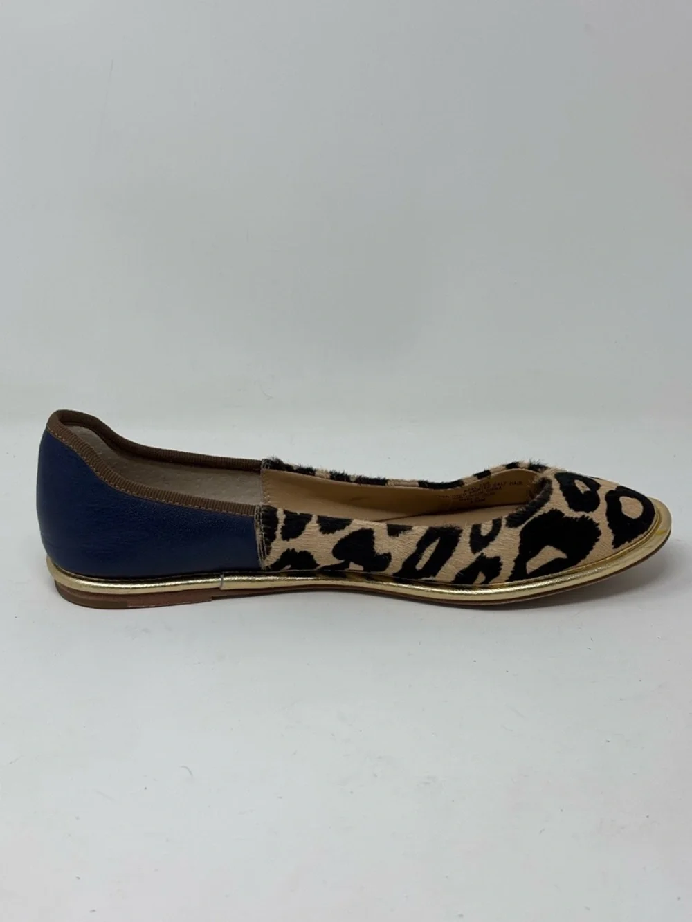 Diane Von Furstenberg Real Calf Hair Animal Print Flats Size 6.5 - Picture 7 of 15